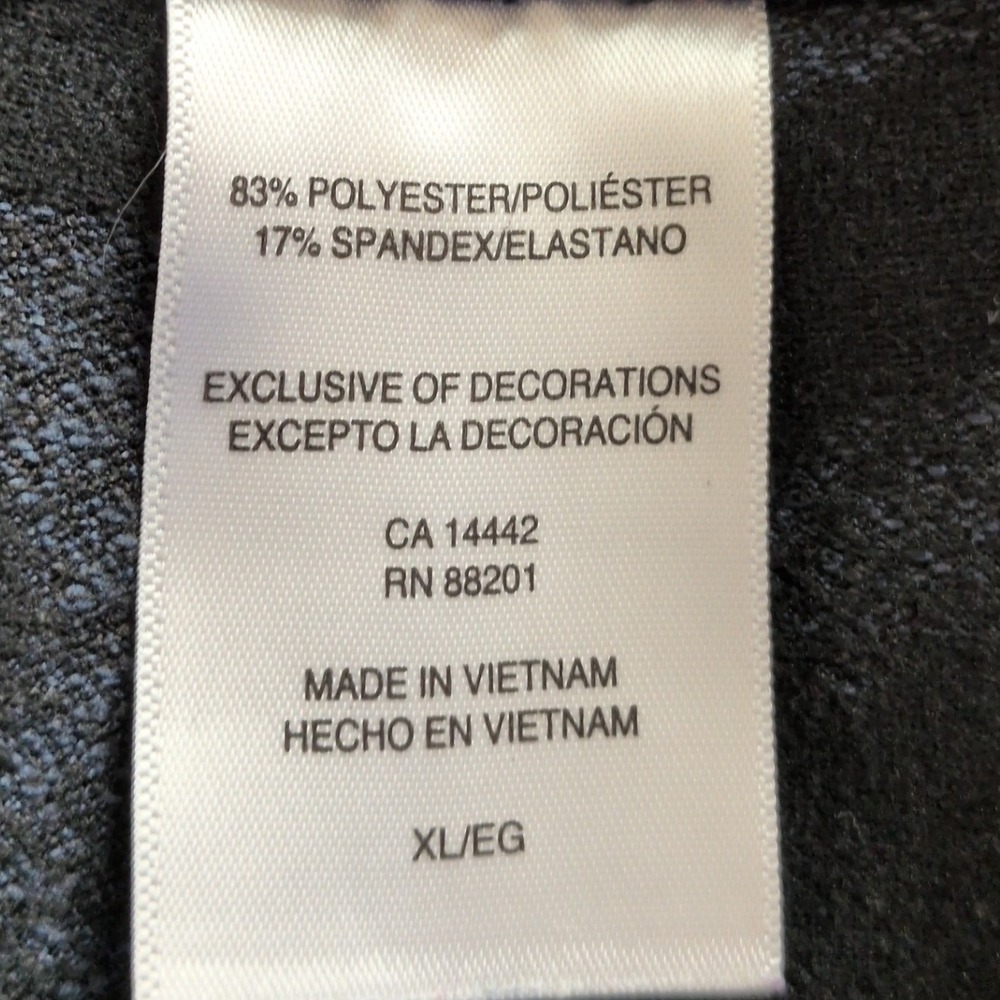 Mondetta Women XL Leggings Blue Combo Brushed Jacquard High Rise Camo Pockets - Picture 7 of 8